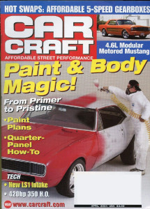 CAR CRAFT 2004 APR - FORD 302 STROKER, SS454 CAMARO